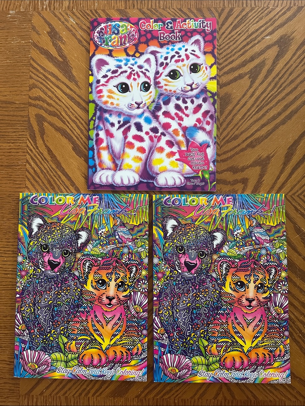 Lisa Frank *NWT* Coloring Books, Bundle of 3 Books